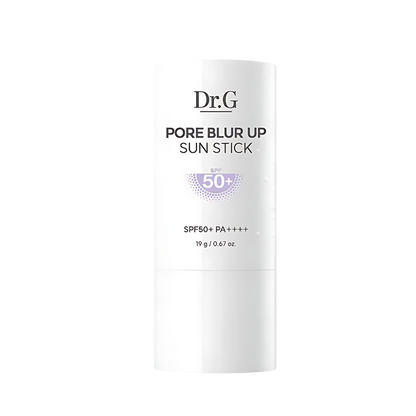 Dr.G Pore Blur Up Sun Stick SPF50+ PA++++ 19g - A 19g sun stick with SPF50+ and PA++++ for pore-blurring protection.