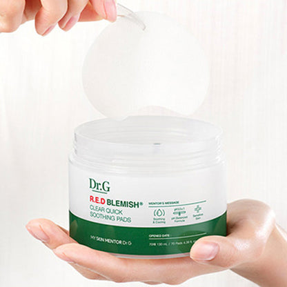 Dr.G Red Blemish Clear Quick Soothing Pad 130ml 70ea