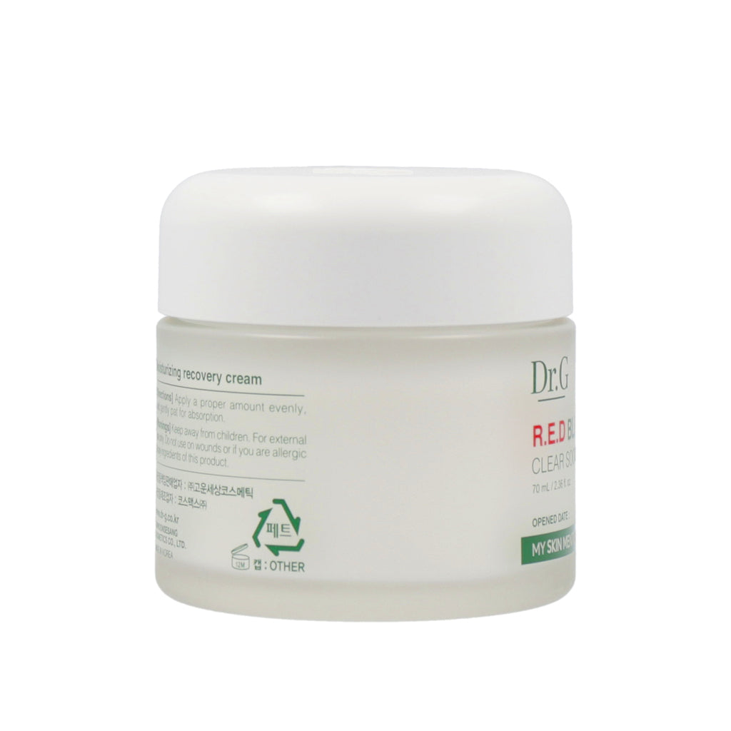 Dr.G Red Blemish Clear Soothing Cream 50ml, for smooth skin
