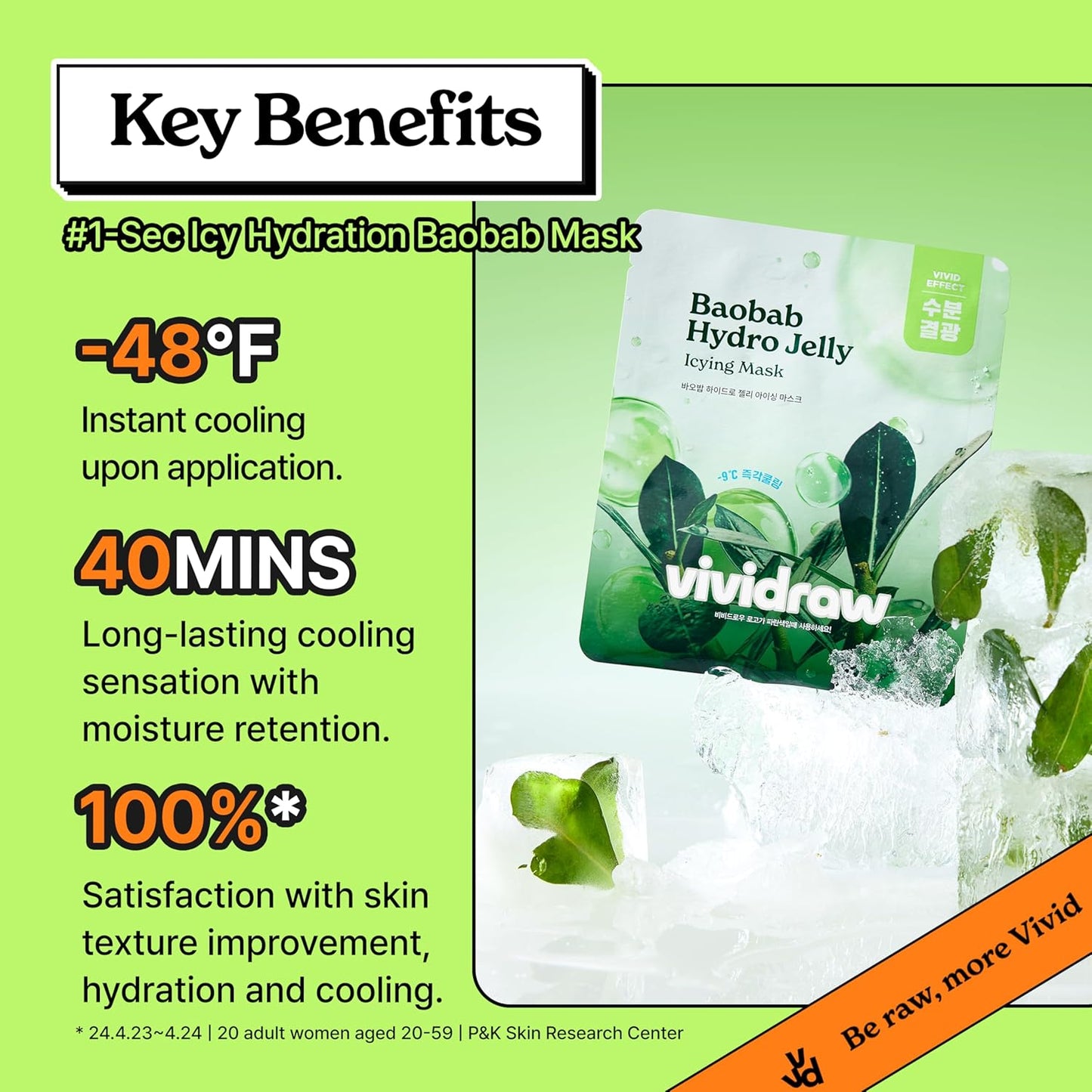 Dr.G vividraw Baobab Hydro Jelly Icing Mask (10 Sheets)