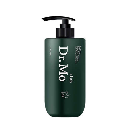 Hair loss shampoo by Dr.LeE Dr.Molab with Pea Biome for deep scalp purification.