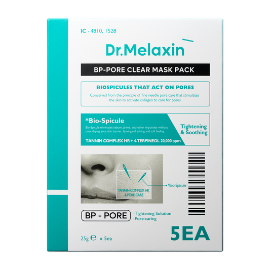 Dr.Melaxin BP Pore Clear Facial 5 Masks Pack