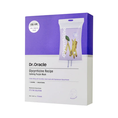 Dr.Oracle  Glycyrrhizine Recipe Calming Purple Mask 1ea/10ea