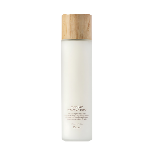  150ml Duem Cica Salt Water Essence, showcasing a contemporary bottle design, aimed at hydrating and soothing the skin.