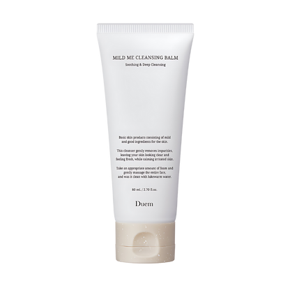 Duem Mild Me Cleansing Balm 80ml: A gentle cleansing balm in a sleek container, ideal for removing makeup and impurities.