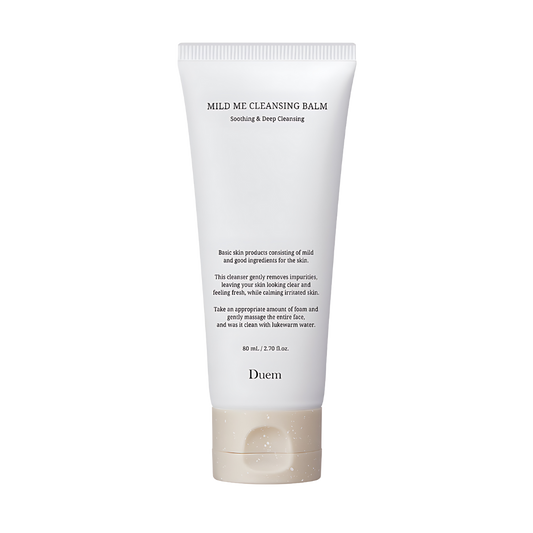 Duem Mild Me Cleansing Balm 80ml: A gentle cleansing balm in a sleek container, ideal for removing makeup and impurities.