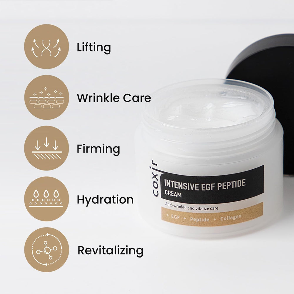 (NEWK) COXIR Intensive EGF Peptide Cream 50ml - KLO