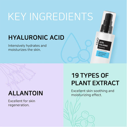 (NEWK) COXIR Ultra Hyaluronic Emulsion 100ml - KLO
