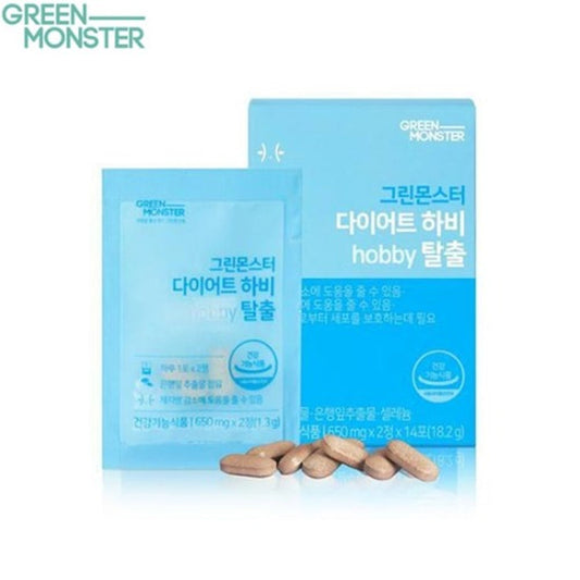 GREEN MONSTER Escape from Diet Hobby 650mg*28 Capsules - DODOSKIN