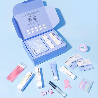 EYE2IN Eyelash Perm & Care All in One Kit – 10 Uses (Lash Balms Included)