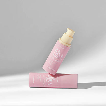 (NEWK) TONYMOLY Pure Dew Tea Tree & Yuja C Eye Cream 30ml - DODOSKIN