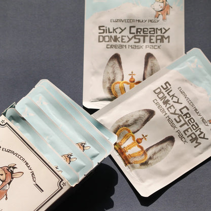 Elizavecca Milky Piggy Silky Creamy Donkey Steam Cream Mask Pack 25ml 10ea