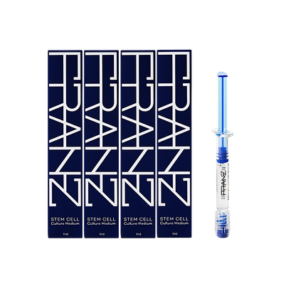 FRANZ Stem Cell Culture Medium in 1ml ampoules, 30% concentration, packaged in sets of four for laboratory use.