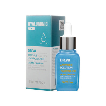 Farmstay Dr.V8 Ampoule Solution Hyaluronic Acid 30ml