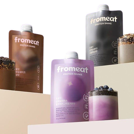 Fromeat [1 Set/7 Packs] Portable Protein Shake Pouch (Choose 1 from 3 Types)