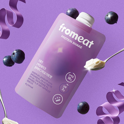 Fromeat [1 Set/7 Packs] Portable Protein Shake Pouch (Choose 1 from 3 Types)