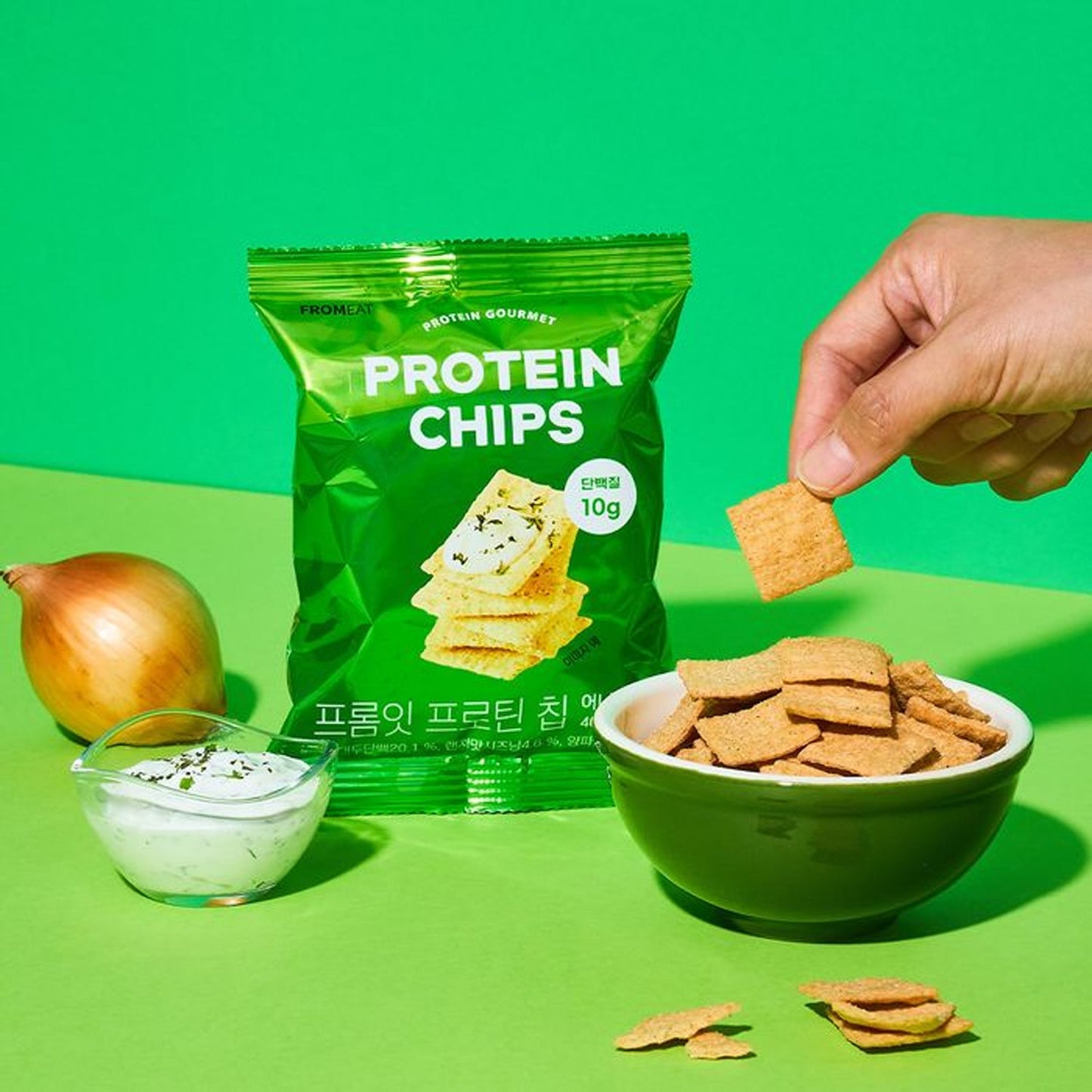Fromeat Protein Chips Single Pack (10 Bags) 6 Flavors