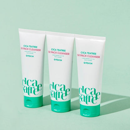 G9SKIN Cica Teatree 5X Pack Cleanser 150ml
