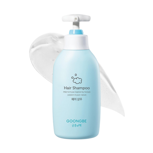A 350ml bottle of GOONGBE Kids Hair Shampoo, specially formulated for children's hair care needs.