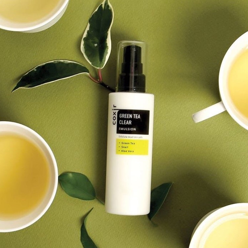 (NEWK) COXIR Green Tea Clear Emulsion 100ml - KLO