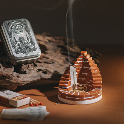 OPTATUM Paper Incense Fireplace Gift Set
