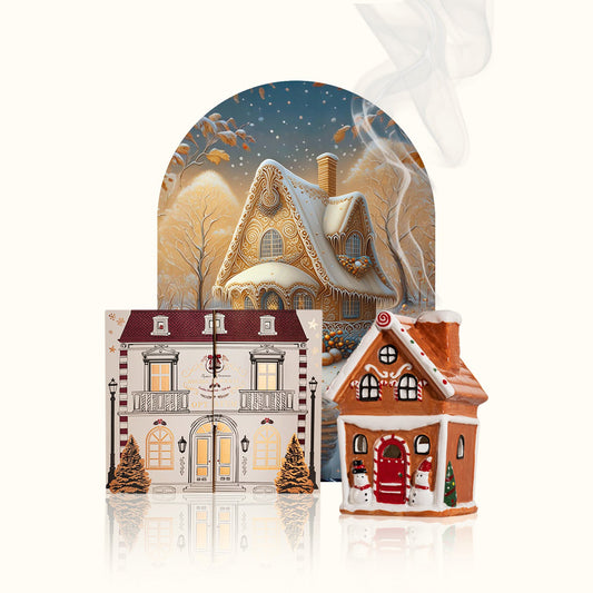OPTATUM Paper Incense & Cookie House Gift Set