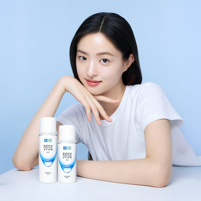 HADA LABO Gokujyun 2P Set (Lotion 170ml+Milk 140ml+Hair Band)