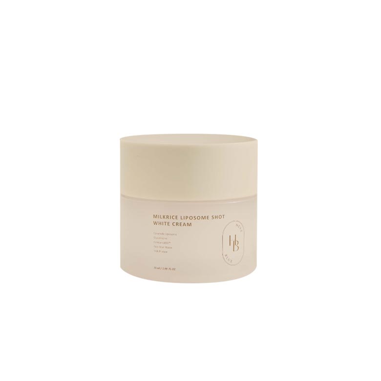 HEVE BLUE Milkrice Liposome Shot White Cream 55ml - KLO