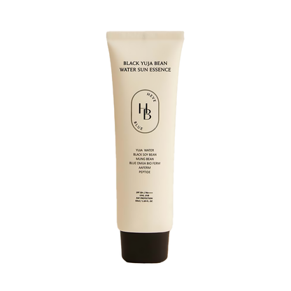 HEVE BLUE Black Yuja Bean Water Sun Essence SPF50+/PA++++ 50ml