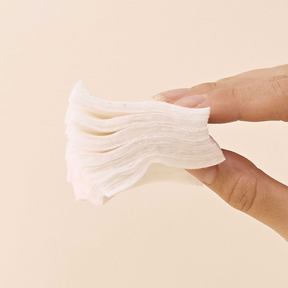 HEVE BLUE Bleaching-free Biodegradable Cotton Pads 70ea