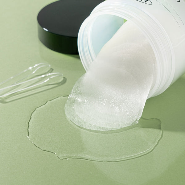 90 pads of HEVOIR Hemp Stem Calming Toner - 130ml of calming hemp stem extract in each pad.