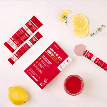 HNBBIO+ Red Lemon Drink Mix (1 Box, 20 Sticks)