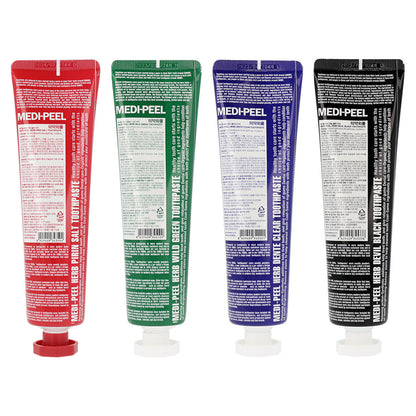 MEDI-PEEL Herb Toothpaste 130g (4 types) Pirin Salt / Wild Green / Dente Clear / Devil Black - Dodoskin