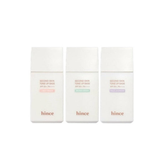 Hince Second Skin Tone Up Base is a multifunctional base product designed to enhance and even out your skin tone while providing a smooth, natural finish
