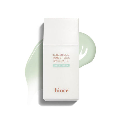 Hince Second Skin Tone Up Base 35ml shade of MUTED GREEN