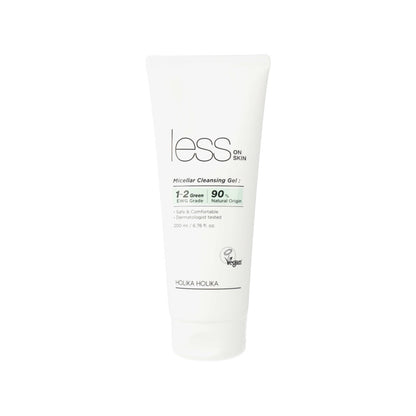 [US Exclusive] Holika Holika Less On Skin Micellar Cleansing Gel 200ml - KLO
