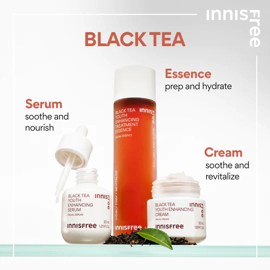 (Mhark) Innisfree Black Tea Youth Enhancing Treatment Essence 145ml - KLO