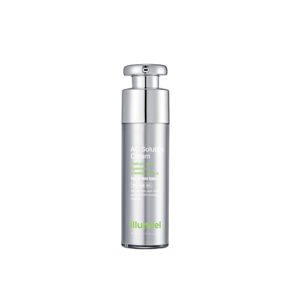 ILLUMIEL AC Solution Cream 40ml- in a white tube with blue accents, isolated on a white background.