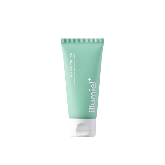 ILLUMIEL Mulmeok Subun Chanmul Cream 50ml in a white container with gold lettering.