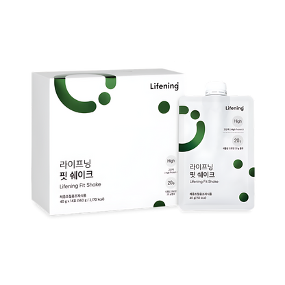 14 packs of INCELLDERM Lifening Fit Shake, each with 40g of the beneficial nutritional supplement.