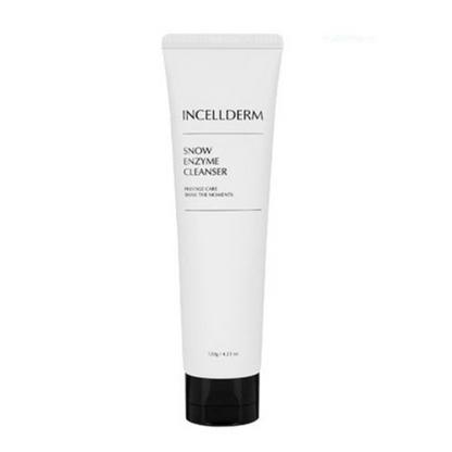 INCELLDERM Snow Enzyme Cleanser 120g - is a gentle yet effective facial cleanser that utilizes natural enzymes to exfoliate and purify the skin.