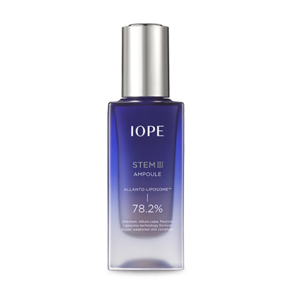 IOPE Stem III Ampoule 50ml - is a luxurious anti-aging treatment that utilizes cutting-edge stem cell technology to rejuvenate and repair the skin.