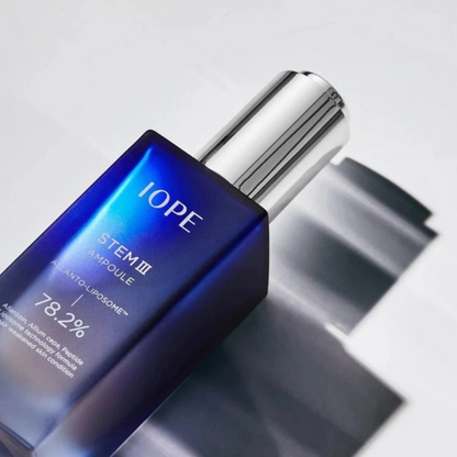 IOPE Stem III Ampoule 50ml - improve skin elasticity, and provide deep hydration, resulting in a youthful and radiant complexion.