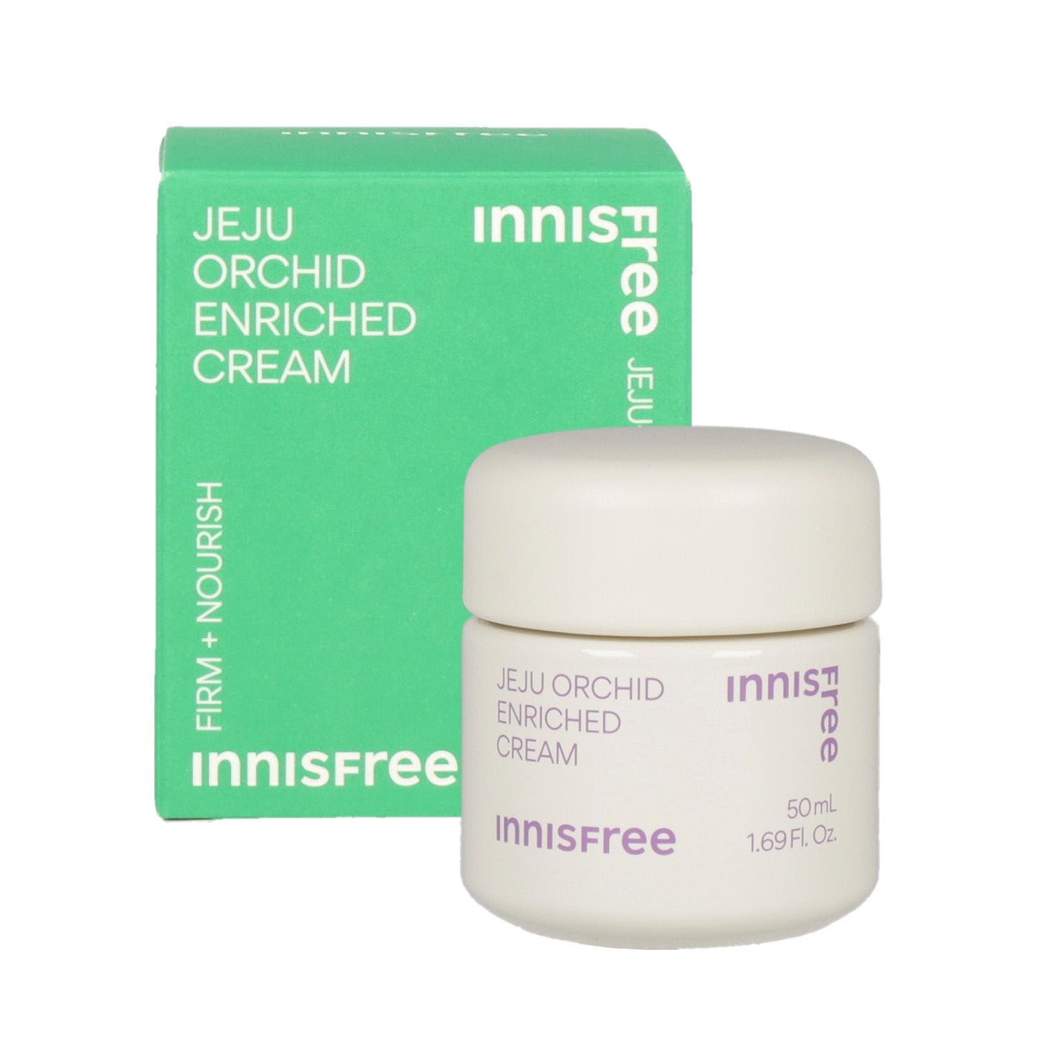 The Innisfree Jeju Orchid Enriched Cream 50ml is a luxurious and nourishing moisturizer designed to provide intense hydration and anti-aging benefits.