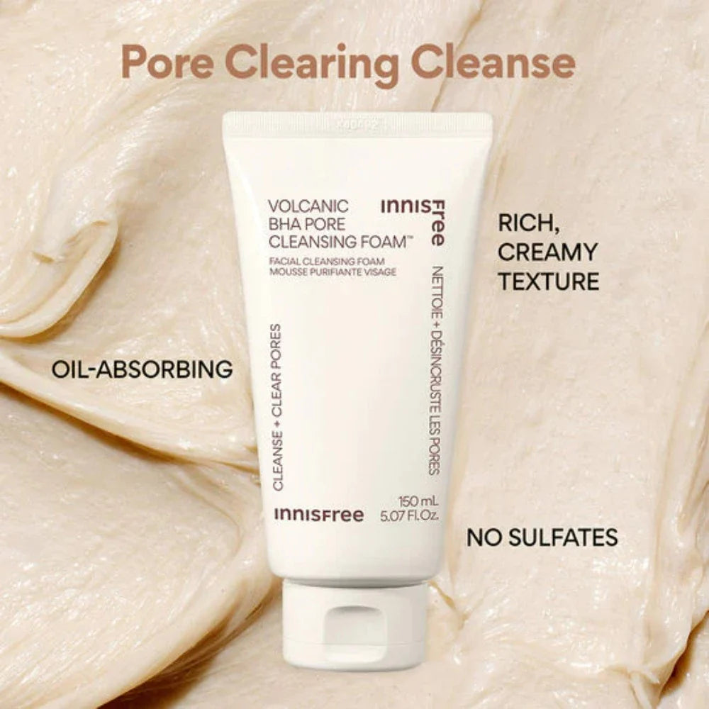Innisfree Volcanic BHA Pore Cleansing Foam 150g/250g