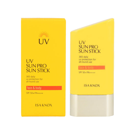 The Isa Knox UV Sun Pro Sun Stick SPF 50+ PA++++ is a convenient and effective sun protection product designed for easy application and portability.
