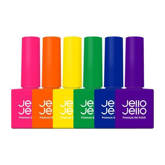 Jello Jello Premium Gel Nail Polish Syrup Neon Series 6 Colors