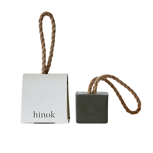 Handmade Jeju Hinoki soap, 90g, offers a natural cleansing experience with soothing aromas for skin rejuvenation.