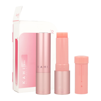 Pink KAHI Multi Balm Stick in packaging with refill kit set