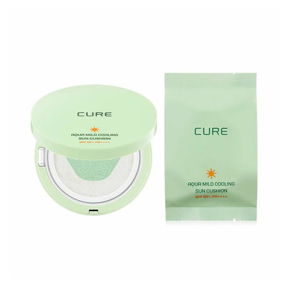 KIM JEONG MOON Aloe CURE Aqua Mild Cooling Sun Cushion (Original 25g + Refill 25g)